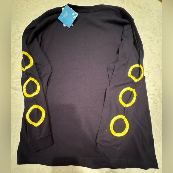 Sonic the Hedgehog Youth Size XL Navy Long Sleeve Shirt New With Tags - Picture 2 of 11